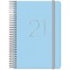 AGENDA GLOSS DÍA PÁGINA 12,5 X 18 CM AZUL DOHE 12572